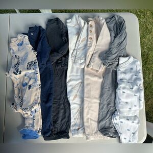 Set of 7 baby PJs size 3 months